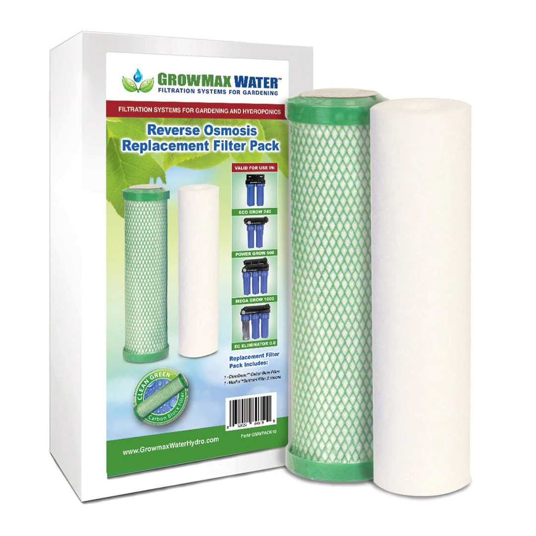 GrowMax Water Replacement Filter Pack, Power Grow 500, & EC Eliminator - Image 2