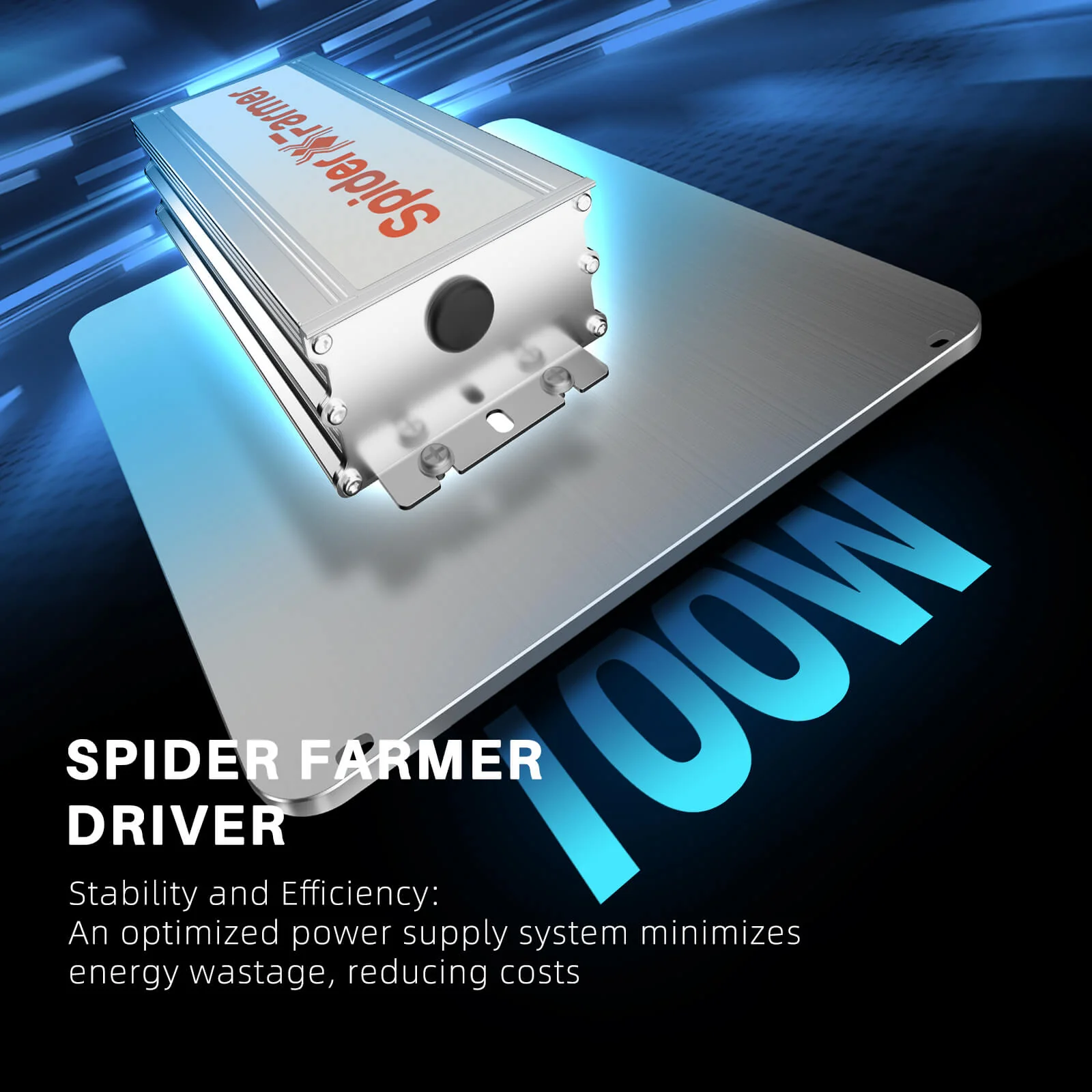 Spider Farmer® SF1000 100W Full-Spectrum Dimmable LED Grow Light For 2×2’/3×3′ - Image 5
