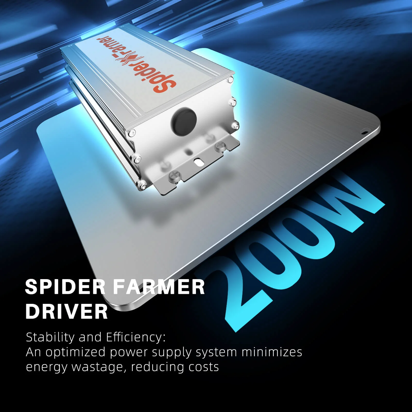 Spider Farmer® SF2000 200W Full Spectrum Dimmable LED Grow Light For 4×2’/5×3′ - Image 5