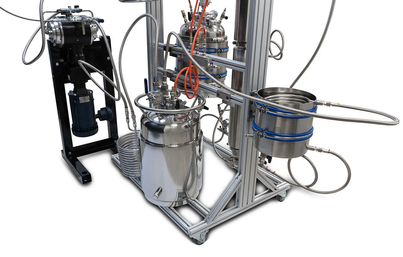 BVV 5LB Mercurius Jacketed Active Bidirectional Extractor with Recovery Pump - Image 4