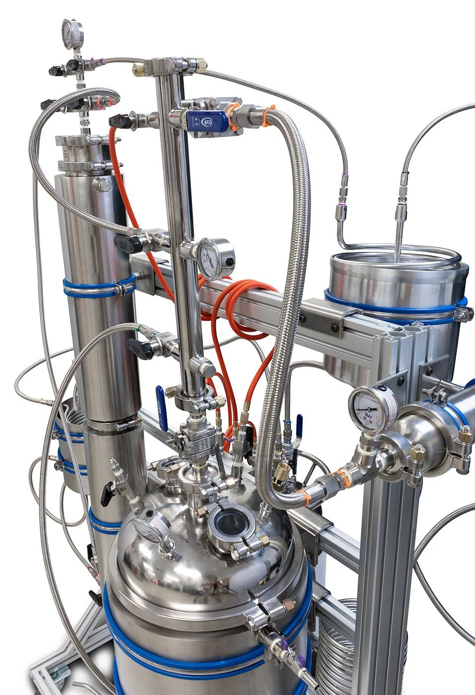 BVV 5LB Mercurius Jacketed Active Bidirectional Extractor with Recovery Pump - Image 7