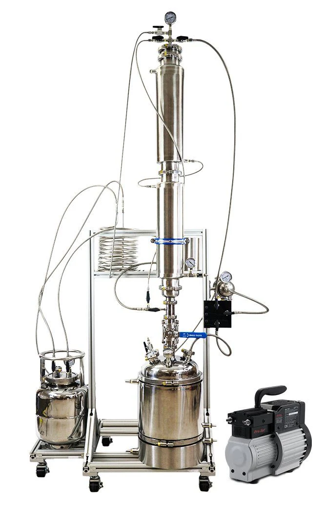 BVV 5LB Mercurius Jacketed Active Bidirectional Extractor with Recovery Pump - Image 8