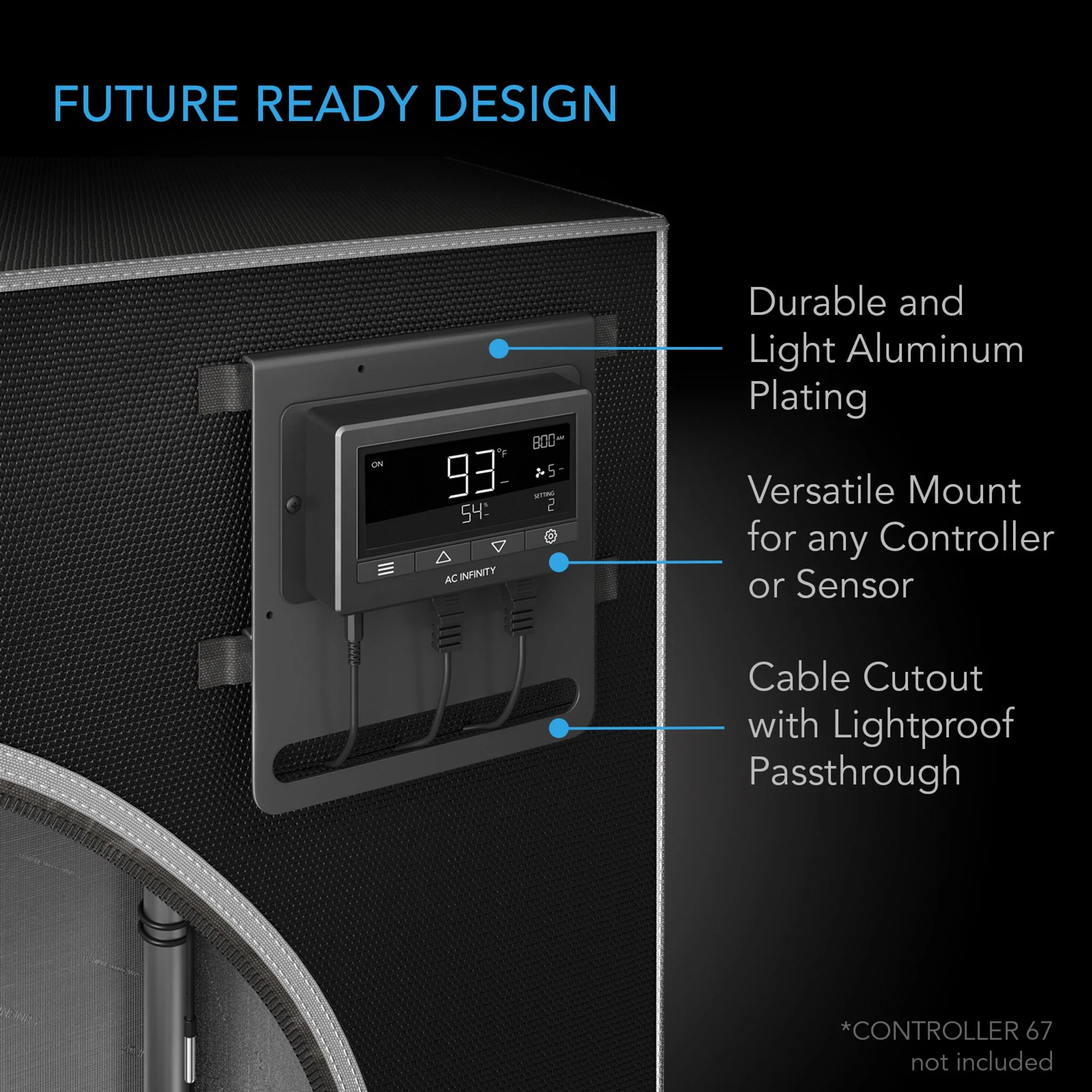 AC Infinity Cloudlab 864d - 2-in-1 Grow Tent 60" x 48" x 80" - Image 5