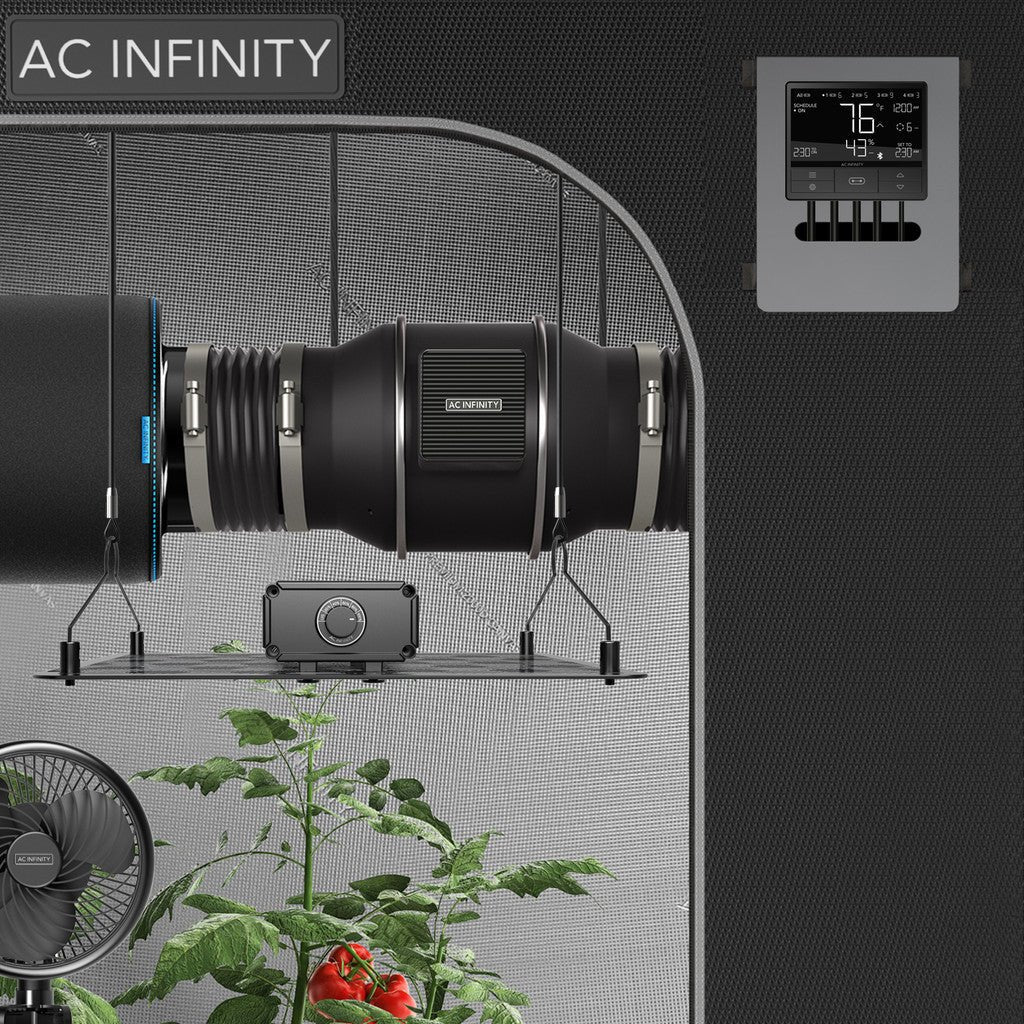 AC Infinity's Cloudline T12 - Inline Duct Fan System w/ Temperature & Humidity Controller - 12 inches - Image 7