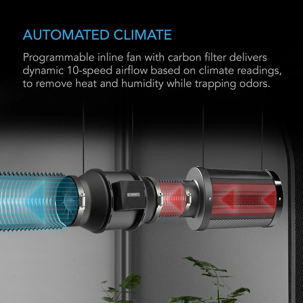 AC Infinity Advance 2x2 Compact Grow Tent Kit - Image 4