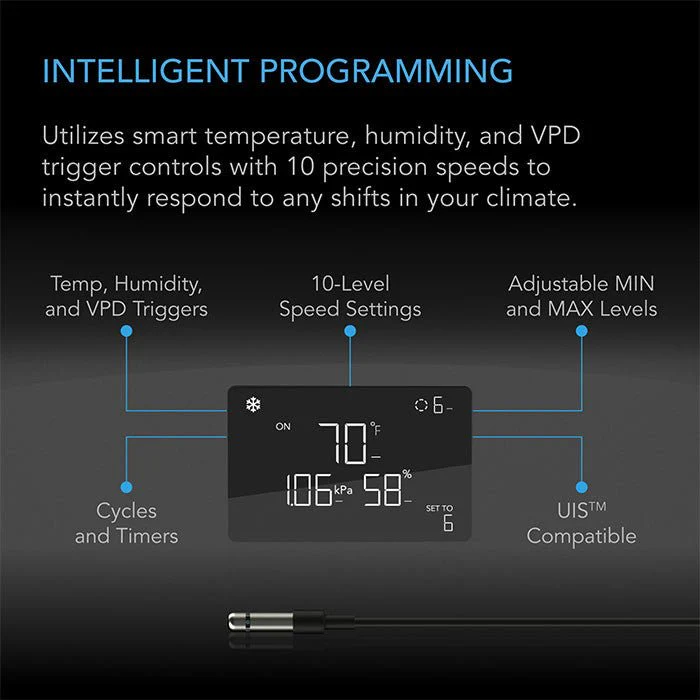 AC Infinity TERRAFORM 7 Multi-Functional Air Conditioner, with Heater, Dehumidifier, Circulator, and VPD Controller, 8000 BTU <br><br>(PRE-ORDERS ONLY - SHIPS MAY 2025) - Image 3