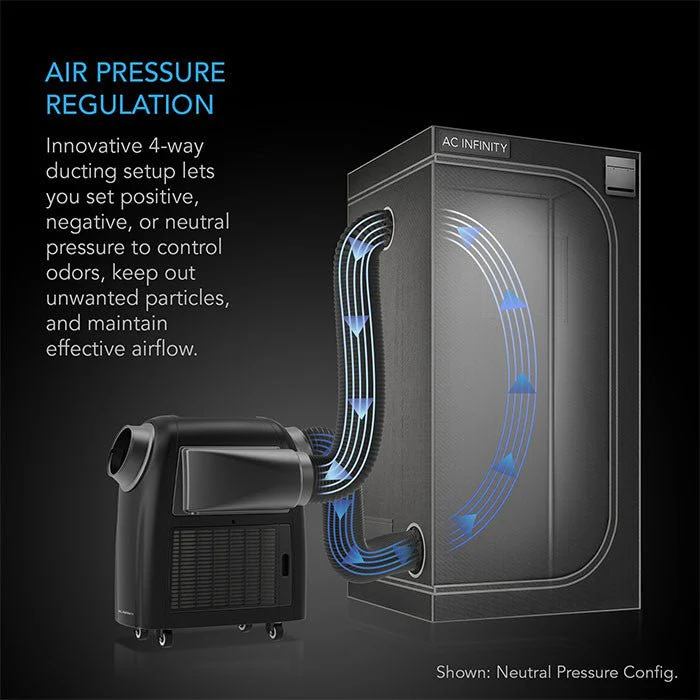 AC Infinity TERRAFORM 7 Multi-Functional Air Conditioner, with Heater, Dehumidifier, Circulator, and VPD Controller, 8000 BTU <br><br>(PRE-ORDERS ONLY - SHIPS MAY 2025) - Image 6