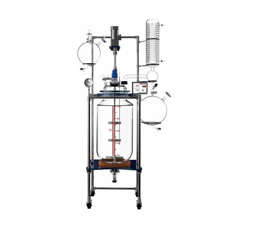 Across International 100L Non-Jacketed Glass Reactor With 200°C Heating Jacket - Image 2