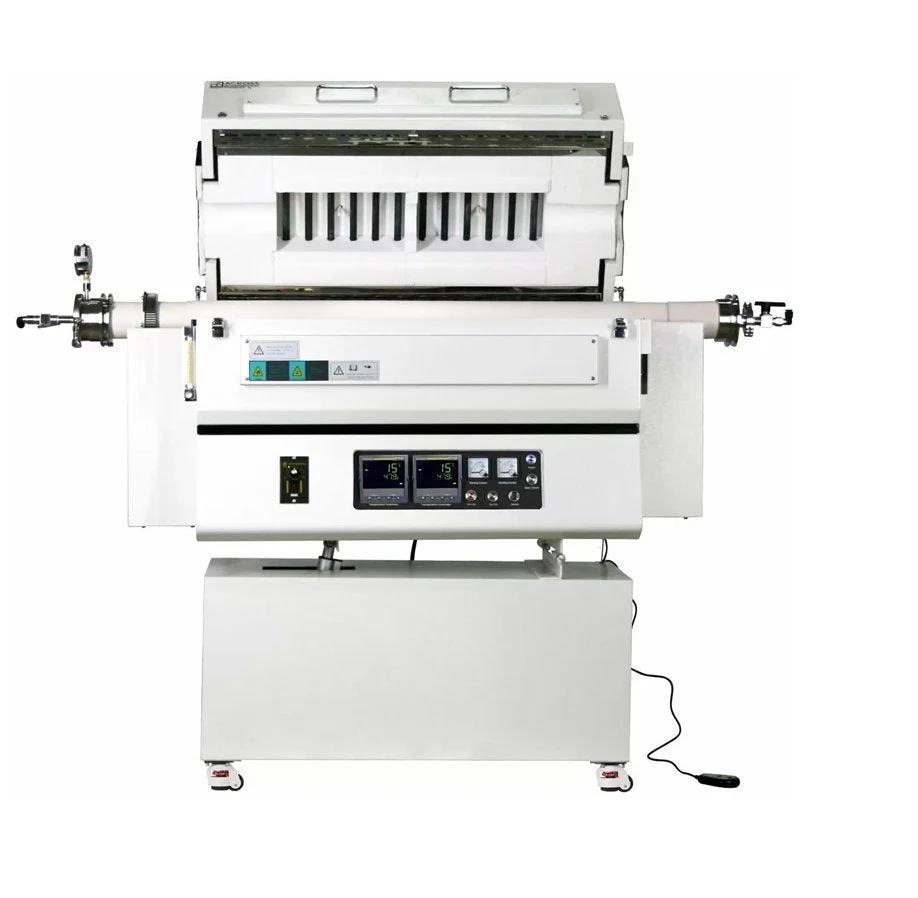 Across International 1500C 60mm OD 1-3 Zone Rotary & Tilting Top-Open Tube Furnace - Image 2