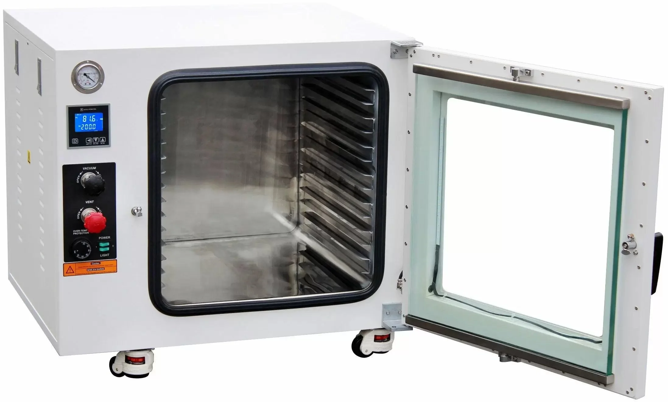 Across International 250C UL 14 Shelf Max 5 Cu Ft 5 Sided Heating Vacuum Oven With 316L Chamber Option - Image 2