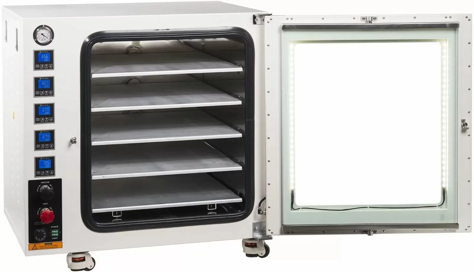 Across International 250C UL Certified 7.5 CF Vacuum Oven With 5 Heating Shelves - Image 2
