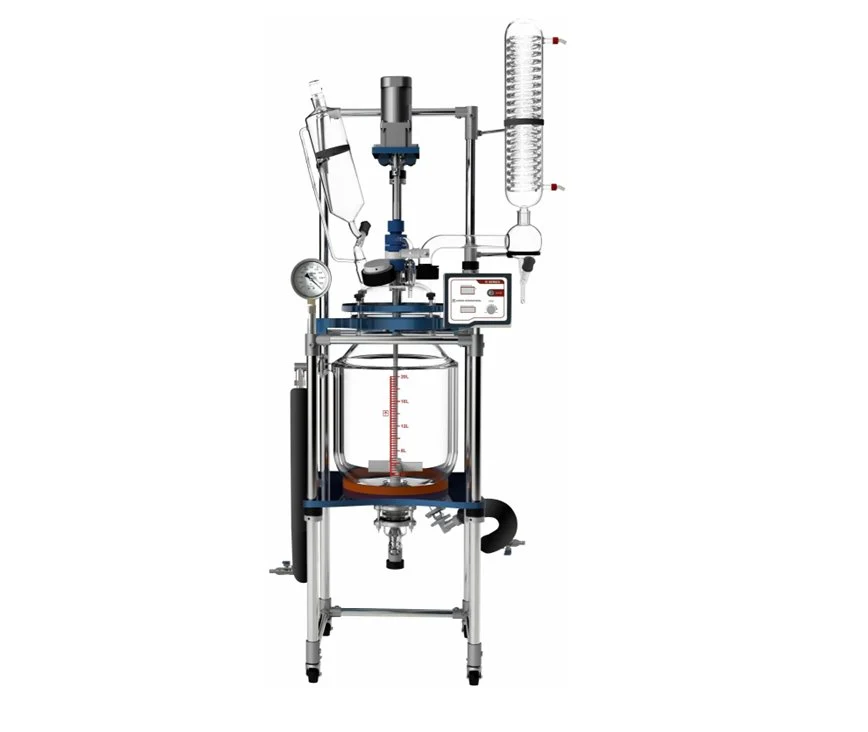 Across International Ai 20L Dual Jacketed Glass Reactor Systems - Image 3