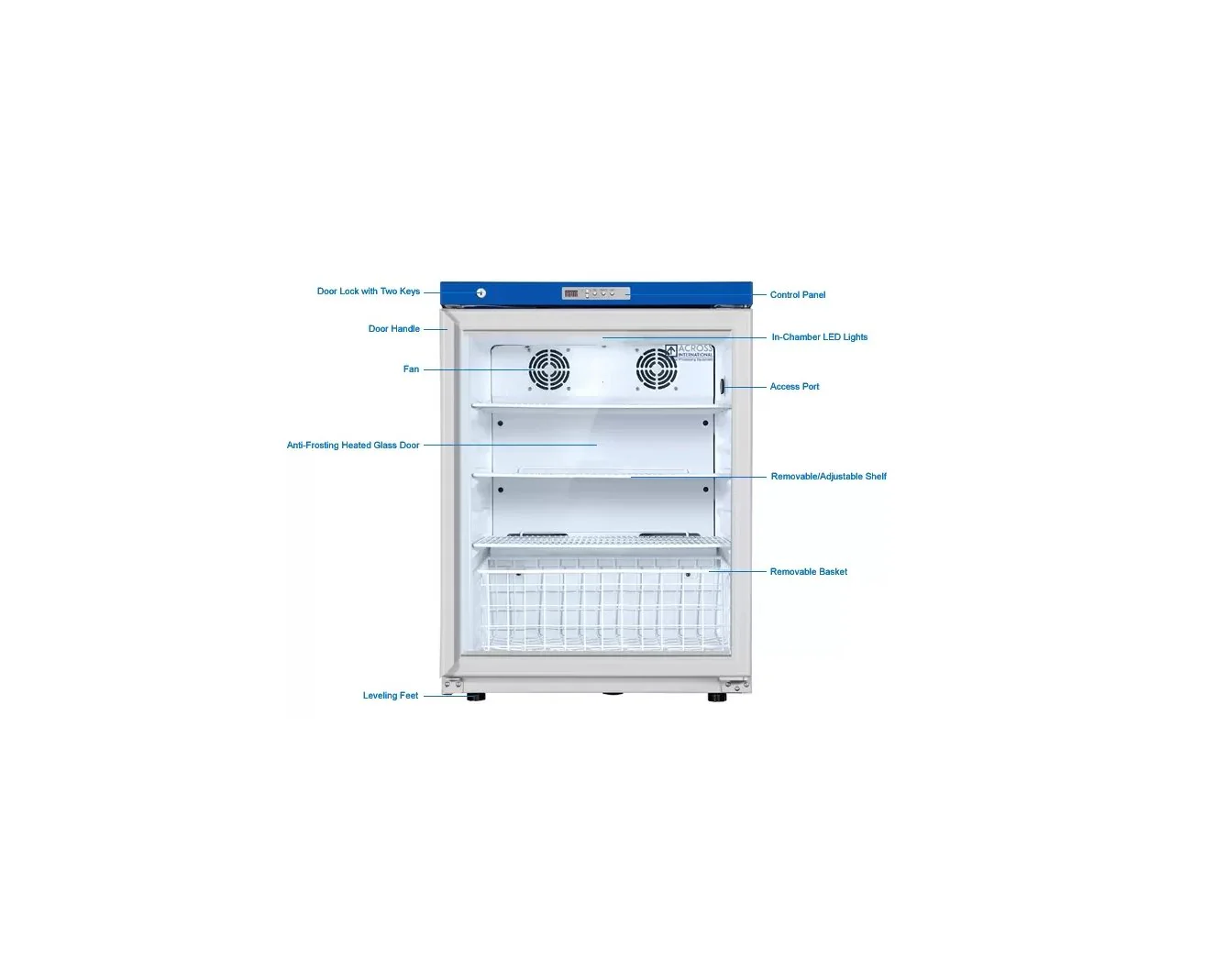Across International Ai 4.2 CF 2-8°C Compact Pharmacy Medical Vaccine Refrigerator UL - Image 3