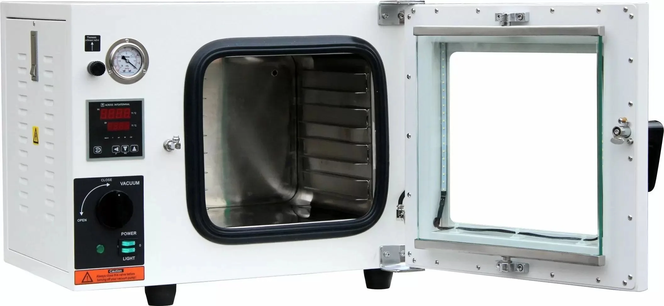 Across International ECO 150C 0.9 Cu Ft Vacuum Drying Oven With LED Lights - Image 2