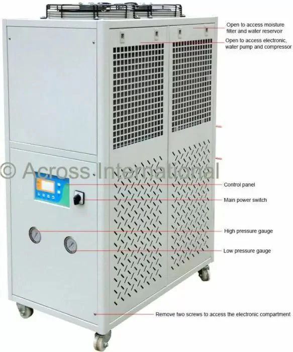 Across International 60L 10°C To 25°C 66L/Min Capacity Recirculating Chiller - Image 2