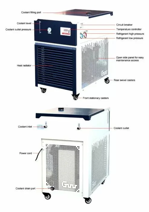 Across International 20L Single Or Dual Jacketed Glass Reactor W/ Chiller & Pump - Image 3