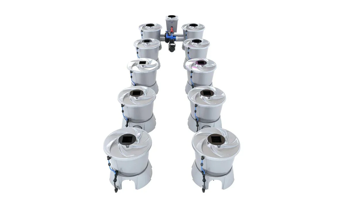 Alien Hydroponics V-System 10 Pot 2 Row Kit - Image 3
