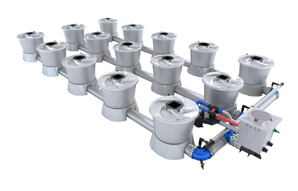 Alien Hydroponics V-System 15 Pot 3 Row Kit - Image 3