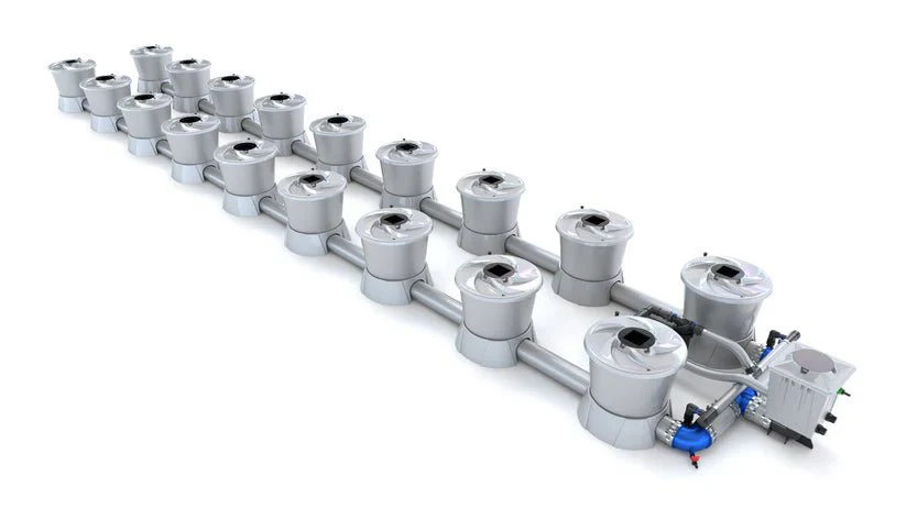 Alien Hydroponics V-System 18 Pot 2 Row Kit - Image 3