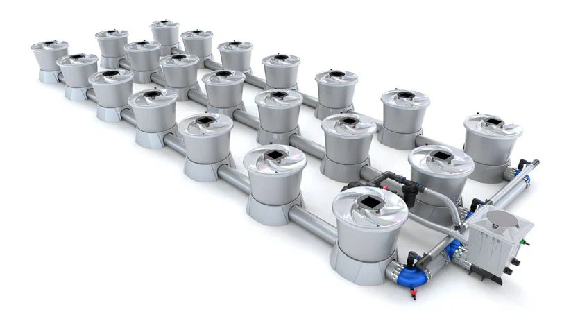 Alien Hydroponics V-System 21 Pot 3 Row Kit - Image 3