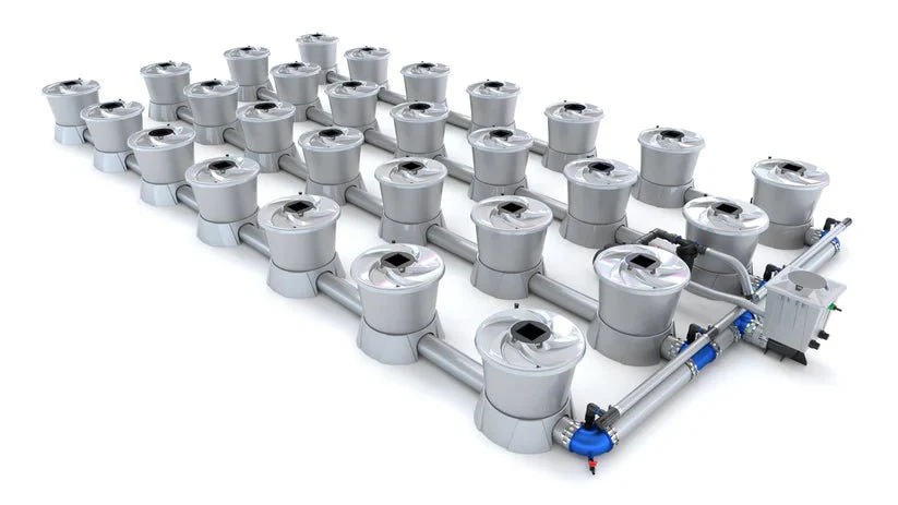 Alien Hydroponics V-System 28 Pot 4 Row Kit - Image 3