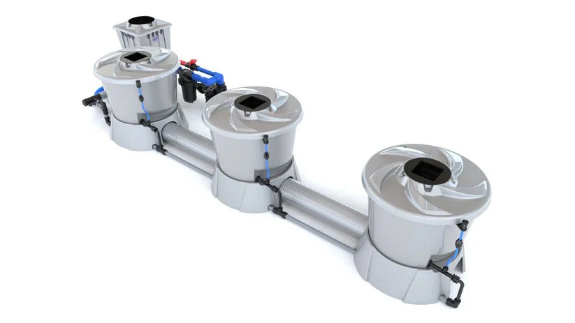 Alien Hydroponics V-System 3 Pot 1 Row End Header Kit - Image 2