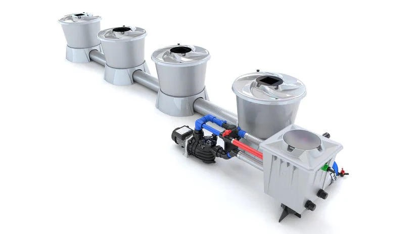Alien Hydroponics V-System 4 Pot 1 Row End Header Kit - Image 3
