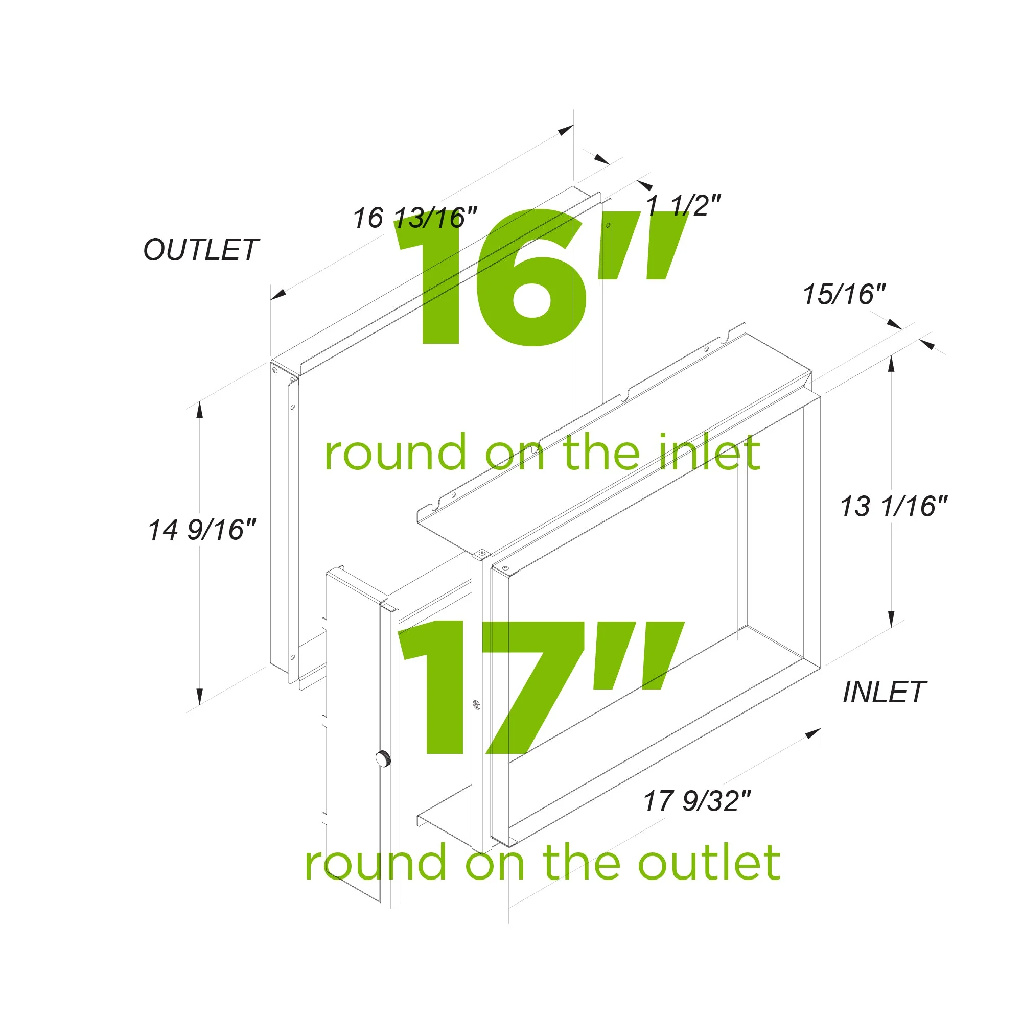 Anden 5790 Round Duct Kit For A210V1 Dehumidifier - Image 3