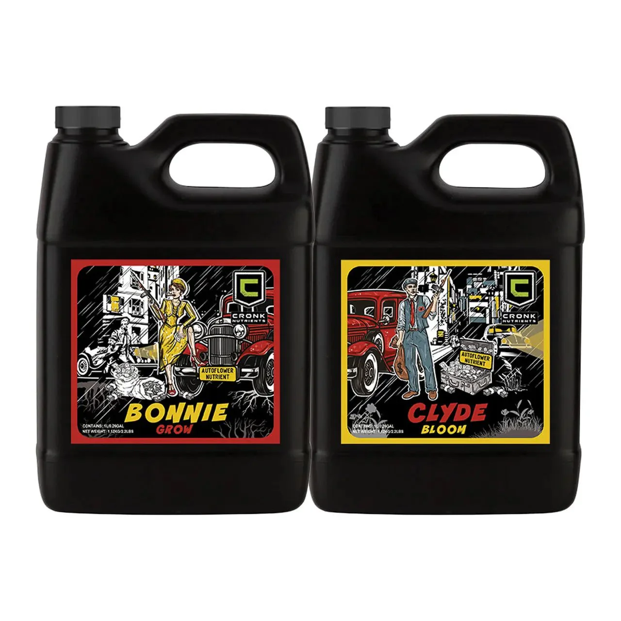 Cronk Nutrients Bonnie & Clyde AutoFlower Nutrients Base Kit - Image 13