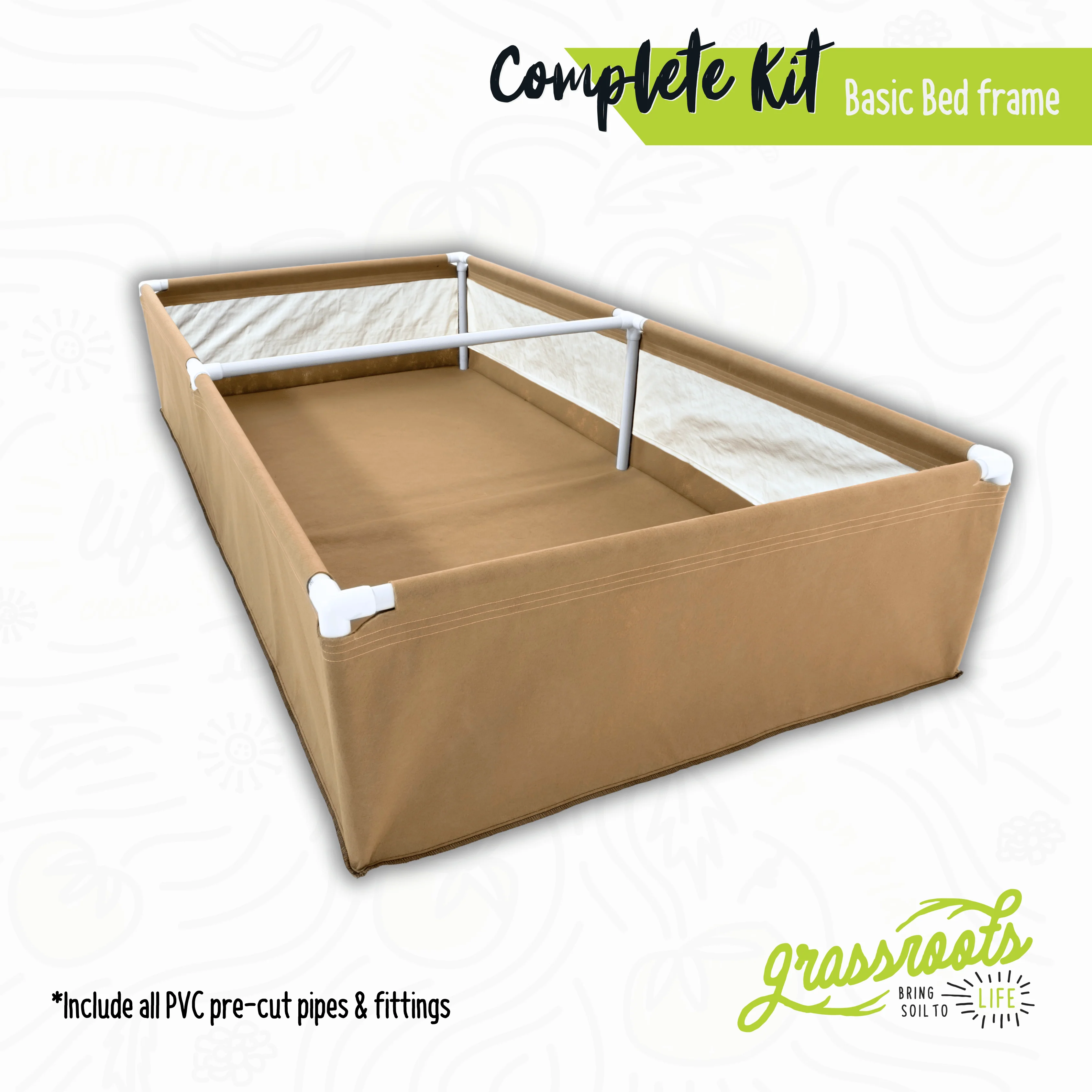 Complete Kit Living Soil Fabric Bed - Image 11