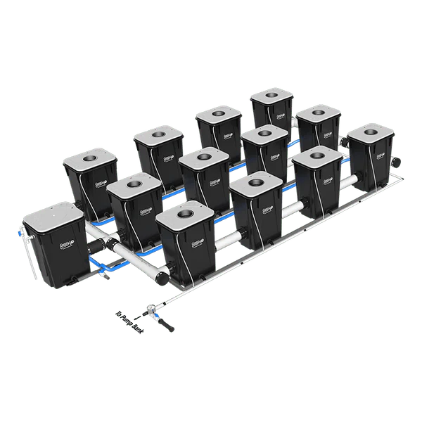 Current Culture H2O Under Current RDWC Hydroponic System - 13 Gallon, 30" Spacing - Image 6