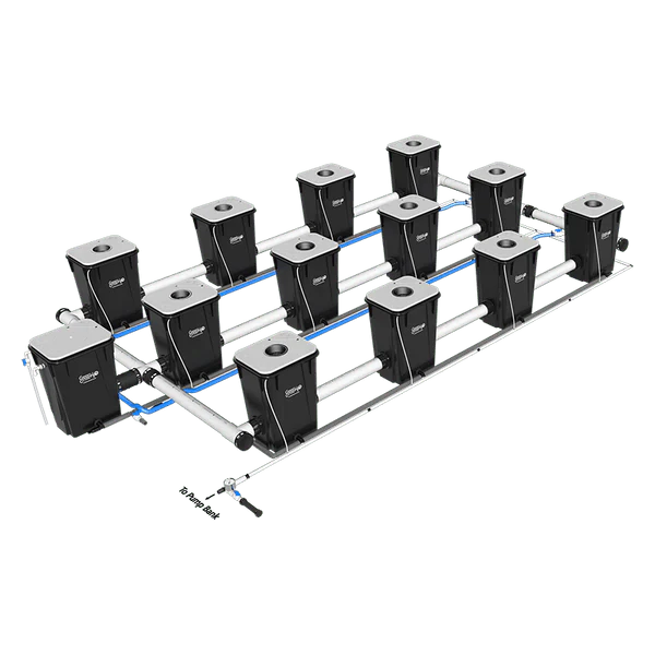 Current Culture H2O Under Current RDWC Hydroponic System - 13 Gallon, 40" Spacing - Image 6