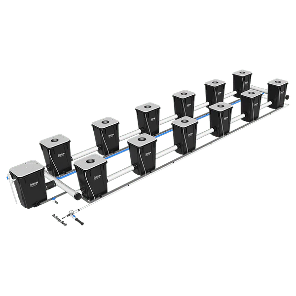 Current Culture H2O Under Current RDWC Hydroponic System - 13 Gallon, 40" Spacing - Image 9