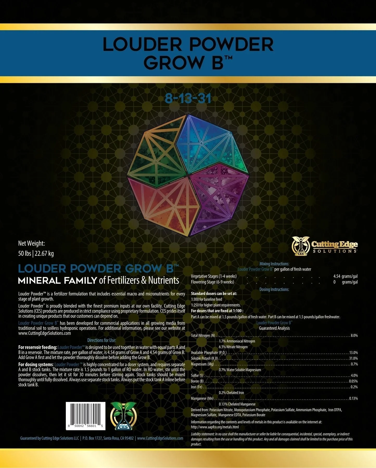 Cutting Edge Solutions Louder Powder Grow B 8-13-31 - Image 3