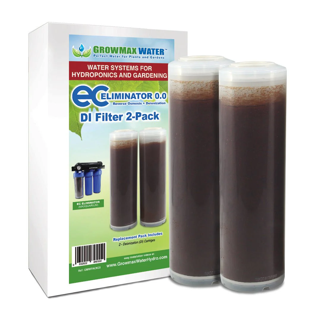 GrowMax Water Replacement Deionization Filter Pack For EC Eliminator - Image 2