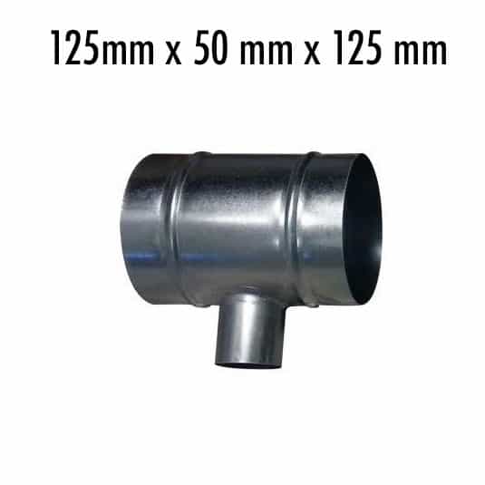 Dimlux T-Piece for Ducting Connection - Image 2