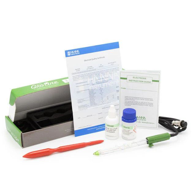 HANNA GroLine Direct Soil and Soilless Media pH electrode for use with HI9814 - Image 2