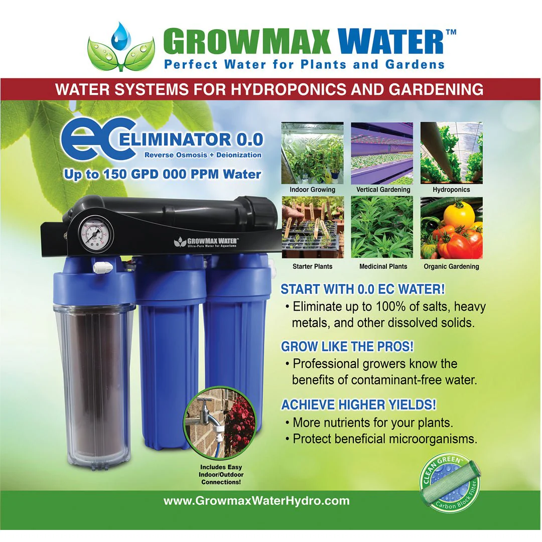 GrowMax Water EC Eliminator 150 GPD Reverse Osmosis Water Filtration - Image 6