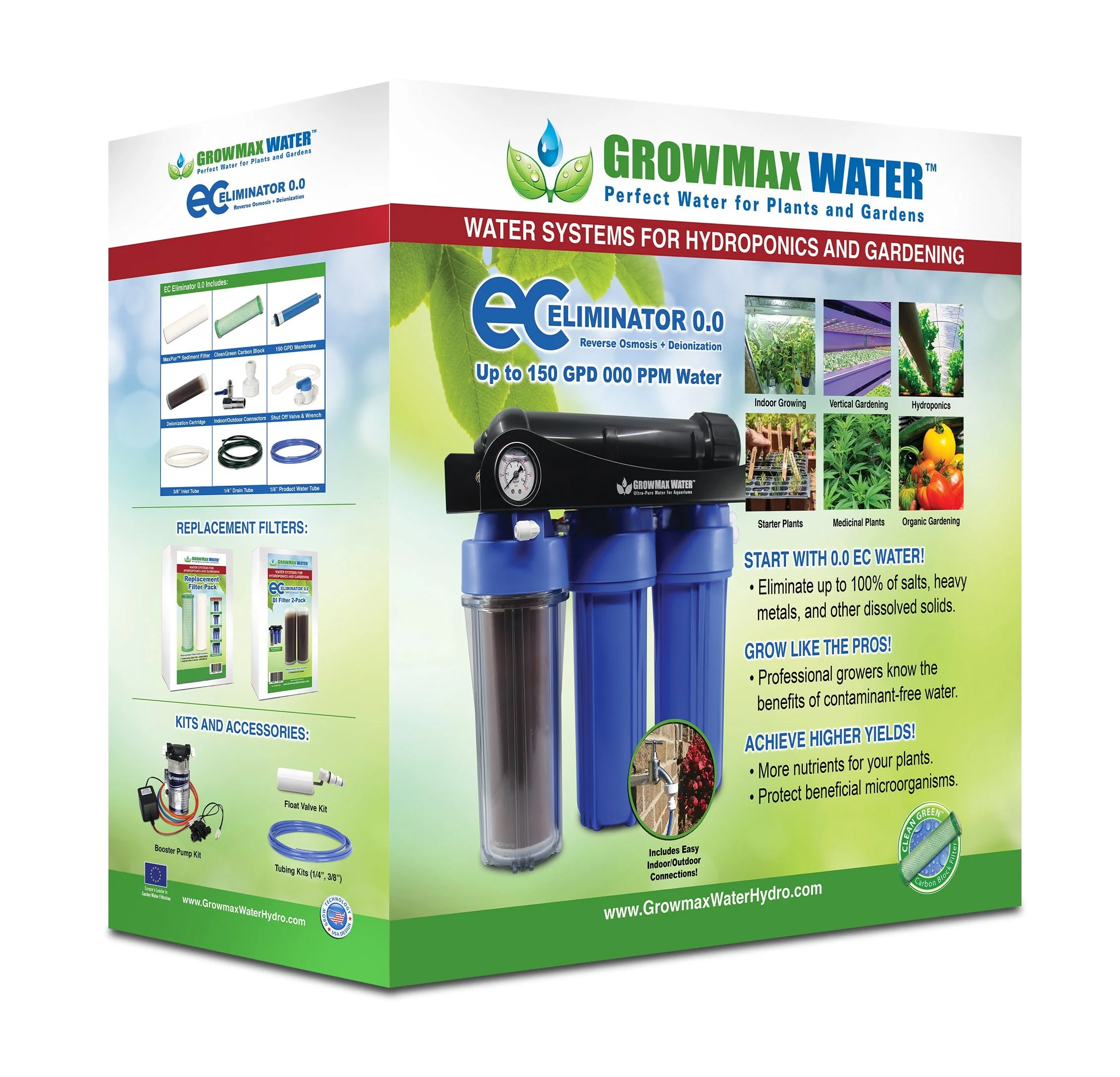GrowMax Water EC Eliminator 150 GPD Reverse Osmosis Water Filtration - Image 7
