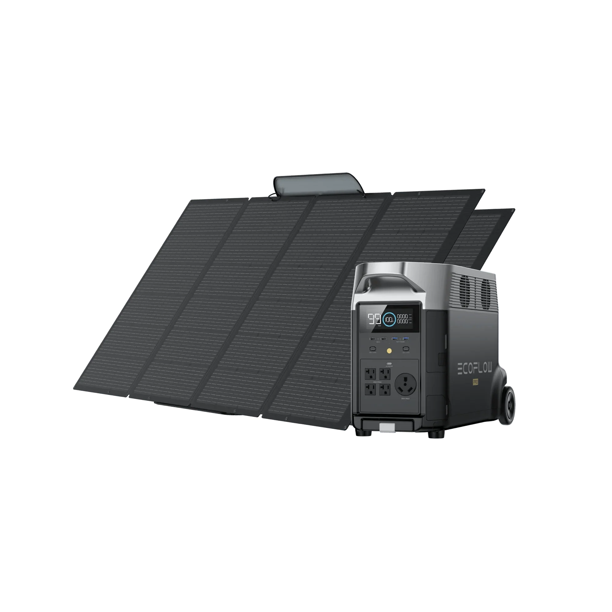 EcoFlow DELTA Pro Portable Solar Generator + Free 400W Solar Panel - Image 2