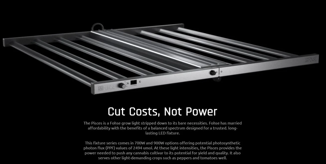 Fohse Pisces 9 900 Watt 100-277V LED Grow Light - Image 6