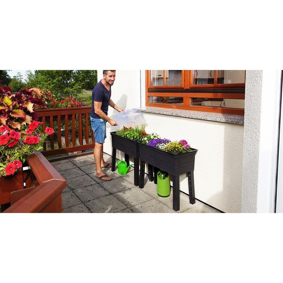 Graf Balcony Raised Planter Bed With Cover - Image 4