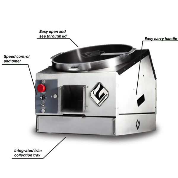 GreenBroz M Lite Tabletop Dry Trimming Machine - Image 5