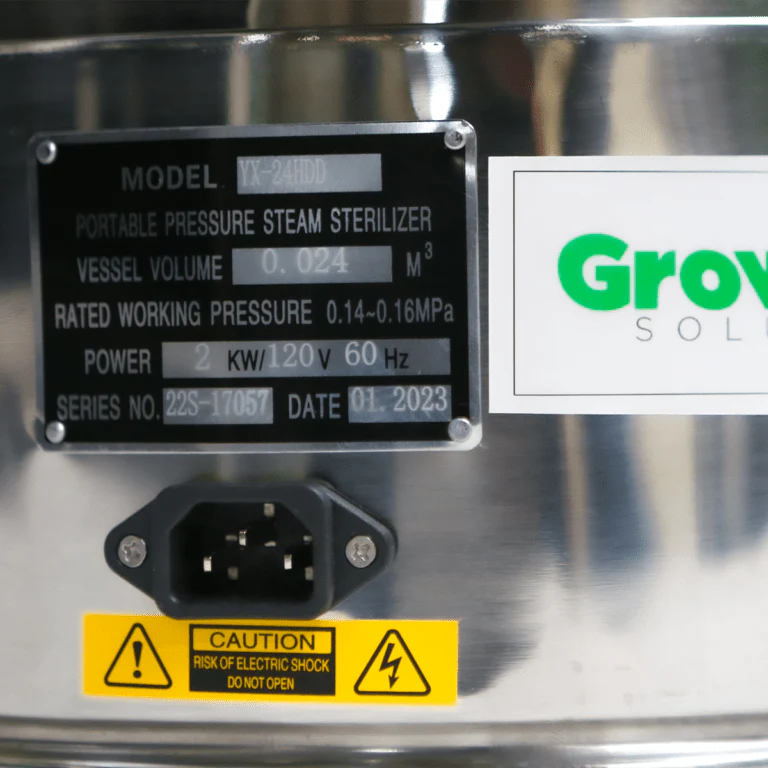 GrowPros Solutions PURE SUB 24 Liter Autoclave - Image 7