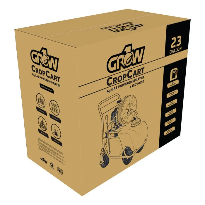 GROW1 CropCart 23 Gallon Ag Cart Sprayer 150ft Hose - Image 4