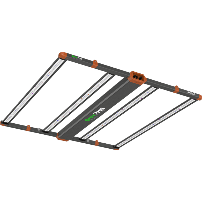 GrowPros Solutions EAGLE Dual Channels LED Veg Grow Light UVA & Full Spectrum + Deep Blue + Red + 450W - Image 2