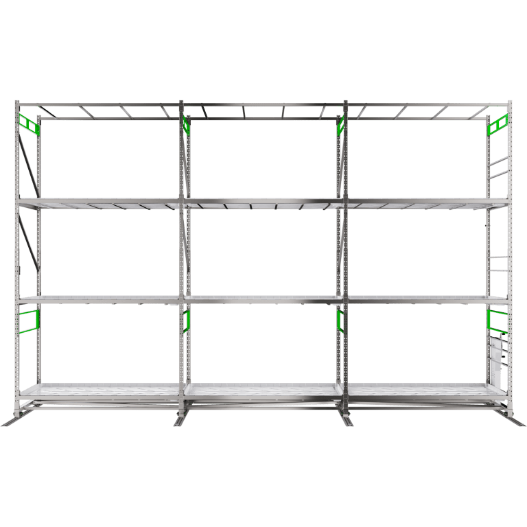 GrowPros Solutions 3-Tier Rolling Rack - Image 4