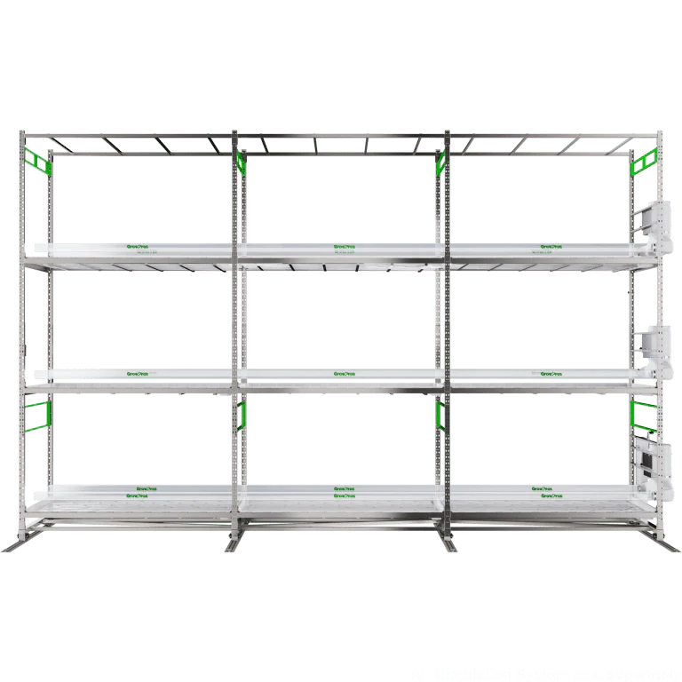 GrowPros Solutions 3-Tier Rolling Rack - Image 7