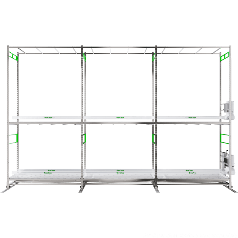 GrowPros Solutions Double-Tier Rolling Rack - Image 3