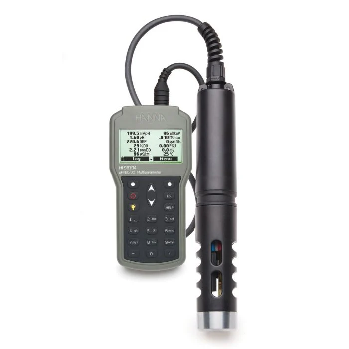 Hanna Instruments Multiparameter pH/ORP/EC/TDS/Salinity/DO/Pressure/ Temperature Waterproof Meter - Image 2